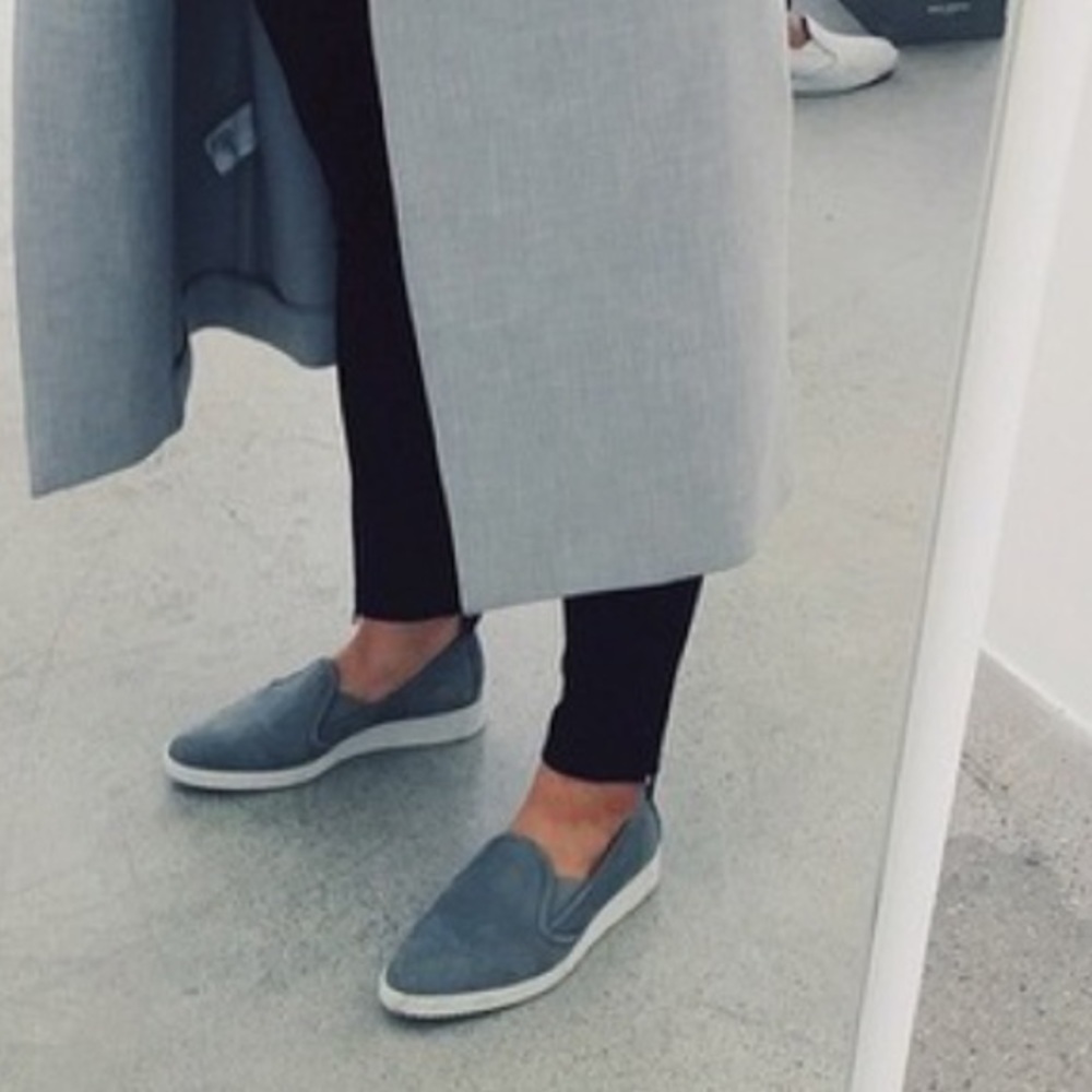 Everlane Gray Suede Loafer